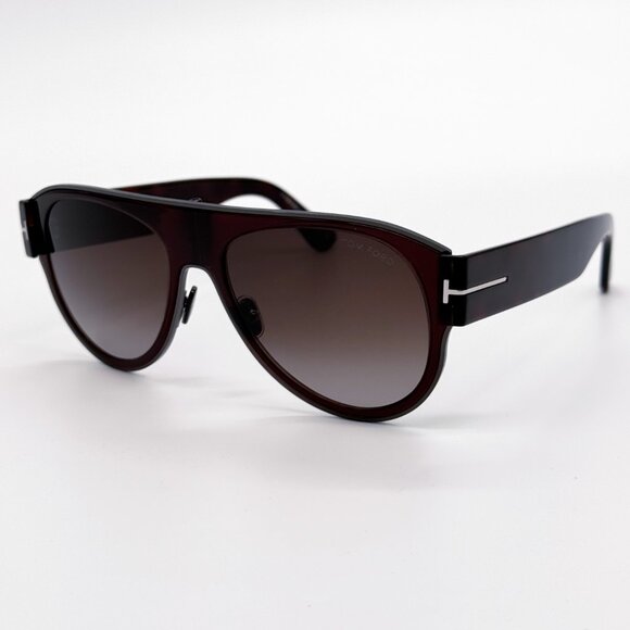 NEW TOM FORD LYLE-02 TF1074 48T UNISEX AVIATOR SUNGLASSES FT1074/S 48T - Picture 2 of 10